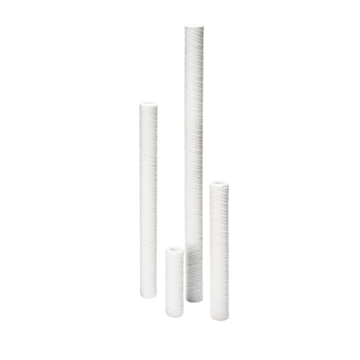 touwfilter, gewikkeld filter, klossefilter, gewikkelde filterkaarsen